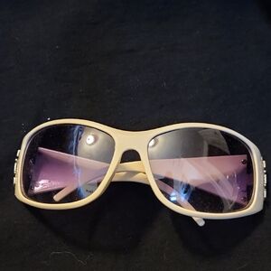 Charming Charlie Cream Sunglasses